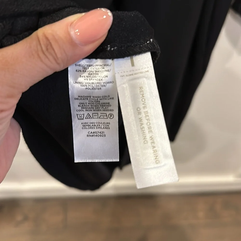 Loft woman’s dress, black, size 12 - Picture 8 of 8